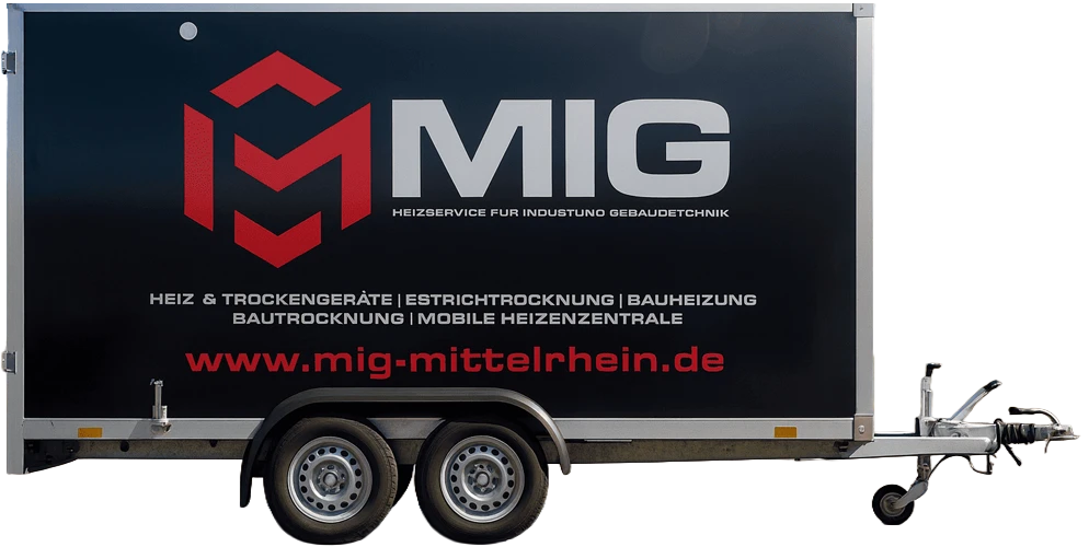Mobile Heizanlage und Heizgerät für den Einsatz in Koblenz und Umgebung